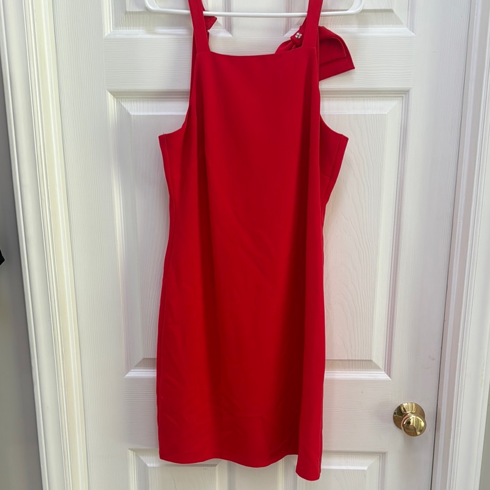 Vince Camuto Vibrant Red Mini Dress